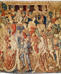 バルデソバージュ、中央セクションの詳細、1500年頃